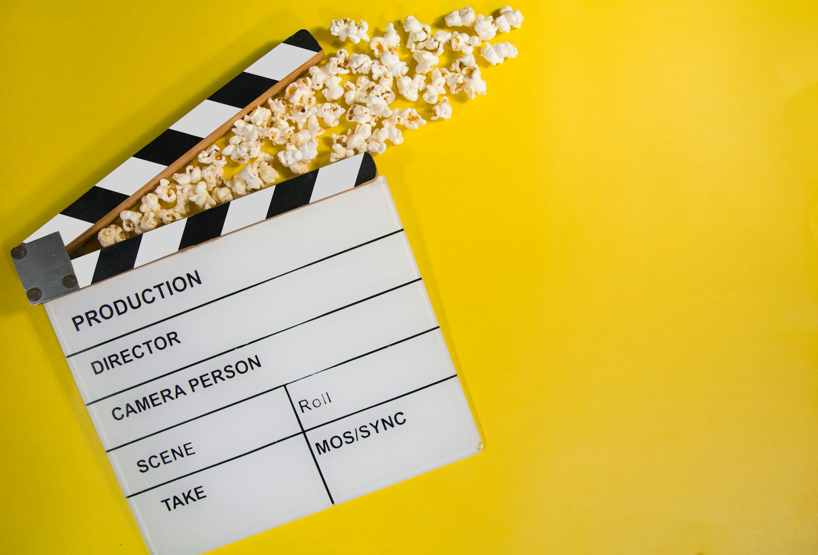 Behind the scenes film camera setup